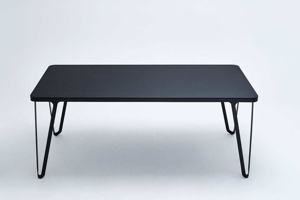 Loop Table / oak black stained